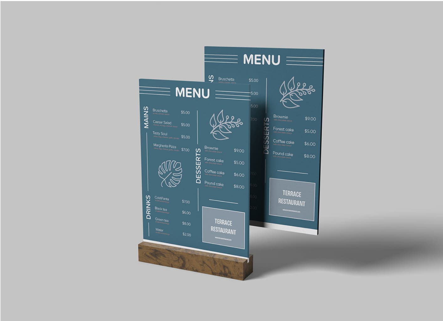 menu printing