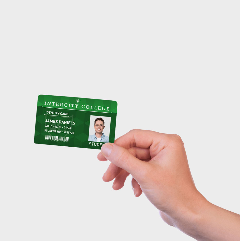 Plastic id card UAE