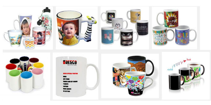Personalized Mugs Printing Services in Dubai